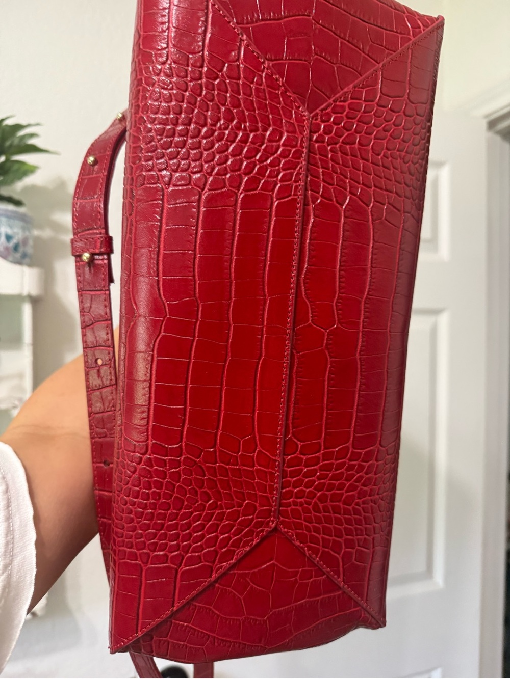 Teddy Blake Lola Croco 15” Dark Red - Picture 7 of 9